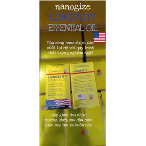 Dầu nóng nanogize Longerity Essntial Oil (mỹ)
