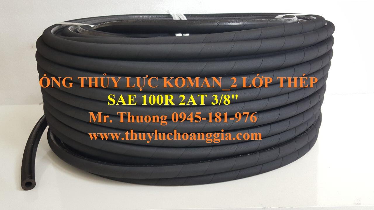 DÂY ÁP LỰC CAO 2 LÕI THÉP KOMAN 3/8''