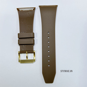 Dây cao su cho đồng hồ neos N40704M & N40713M Màu Nâu