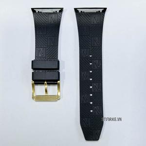 Dây cao su cho đồng hồ neos N40704M & N40713M Màu Đen