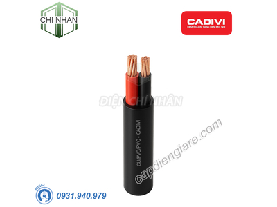 Dây cáp điện 2 lõi Cadivi CVV-2x6mm2 – 300/500V Cu/PVC/PVC -56000618