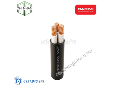 Dây cáp điện 3 lõi Cadivi CXV - 3x38 mm2 - 600V Cu/XLPE/PVC - 56014180