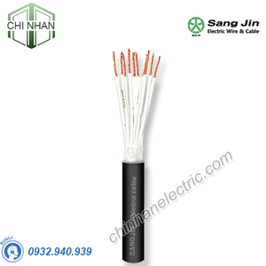 Dây cáp điều khiển 10x0.5mm2 Sangjin - không chống nhiễu - loại 1