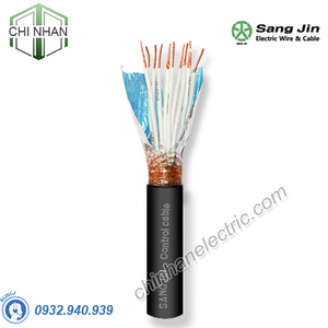 Dây cáp điều khiển 10x1.25mm2 Sangjin - chống nhiễu - loại 1
