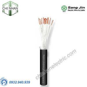 Dây cáp điều khiển 12x0.5mm2 Sangjin - không chống nhiễu - loại 1