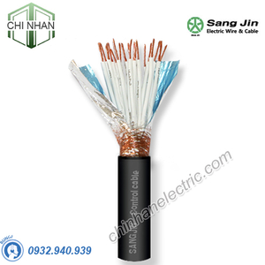 Dây cáp điều khiển 20x0.75mm2 Sangjin - chống nhiễu - loại 1
