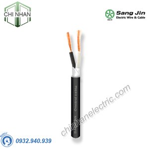 Dây cáp điều khiển 2x0.75mm2 Sangjin - không chống nhiễu - loại 1