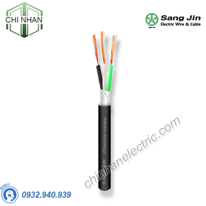 Dây cáp điều khiển 3x1.25mm2 Sangjin - không chống nhiễu - loại 1