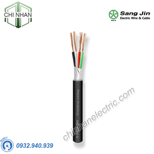Dây cáp điều khiển 4x0.5mm2 Sangjin - không chống nhiễu - loại 1