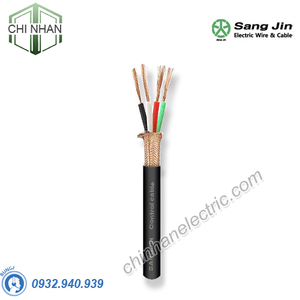 Dây cáp điều khiển 4x1.25mm2 Sangjin - chống nhiễu - loại 1