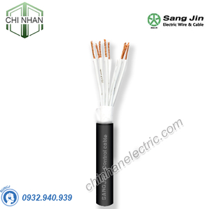 Dây cáp điều khiển 8x0.5mm2 Sangjin - không chống nhiễu - loại 1