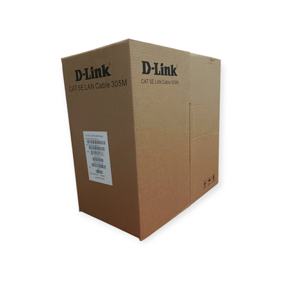 Dây cáp mạng D-Link Cat5e UTP dài 305m - Màu xám