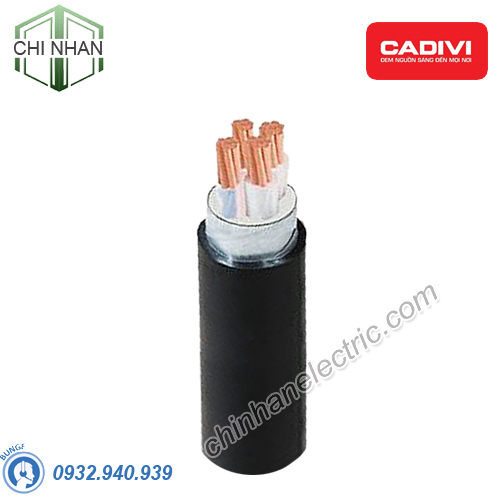 Dây cáp ngầm 4 lõi Cadivi CXV/DSTA-4x10 mm2 – 0.6/1kV Cu/XLPE/DSTA/PVC