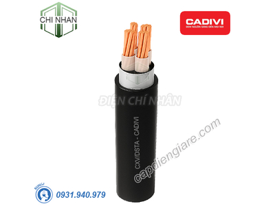 Dây Cáp Ngầm Cadivi 3+1 Lõi CXV/DSTA 3x400+1x240mm2 –0.6/1kV Cu/XLPE/DSTA/PVC (ruột đồng, cách điện XLPE, giáp băng thép bảo vệ, vỏ PVC) - 56002641