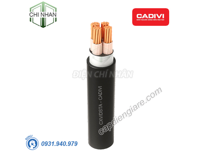 Dây Cáp Ngầm Cadivi 4 Lõi CXV/DSTA 4x50mm2 – 0.6/1kV Cu/XLPE/DSTA/PVC (ruột đồng, cách điện XLPE, giáp băng thép bảo vệ, vỏ bọc PVC) - 56002518