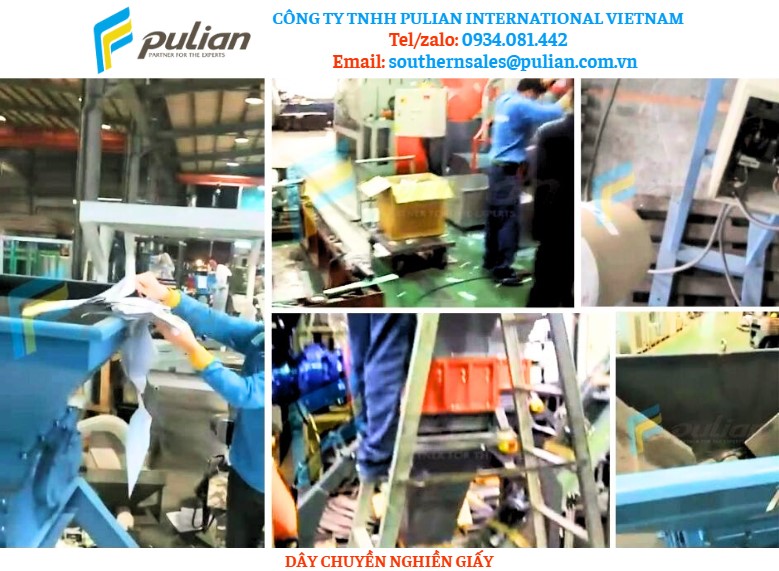 DÂY CHUYỀN NGHIỀN GIẤY PHẾ LIỆU
