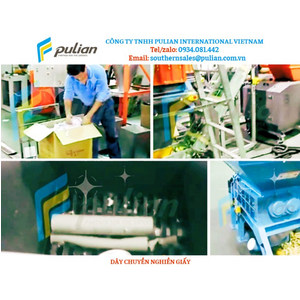 DÂY CHUYỀN NGHIỀN GIẤY PHẾ LIỆU - PULIAN