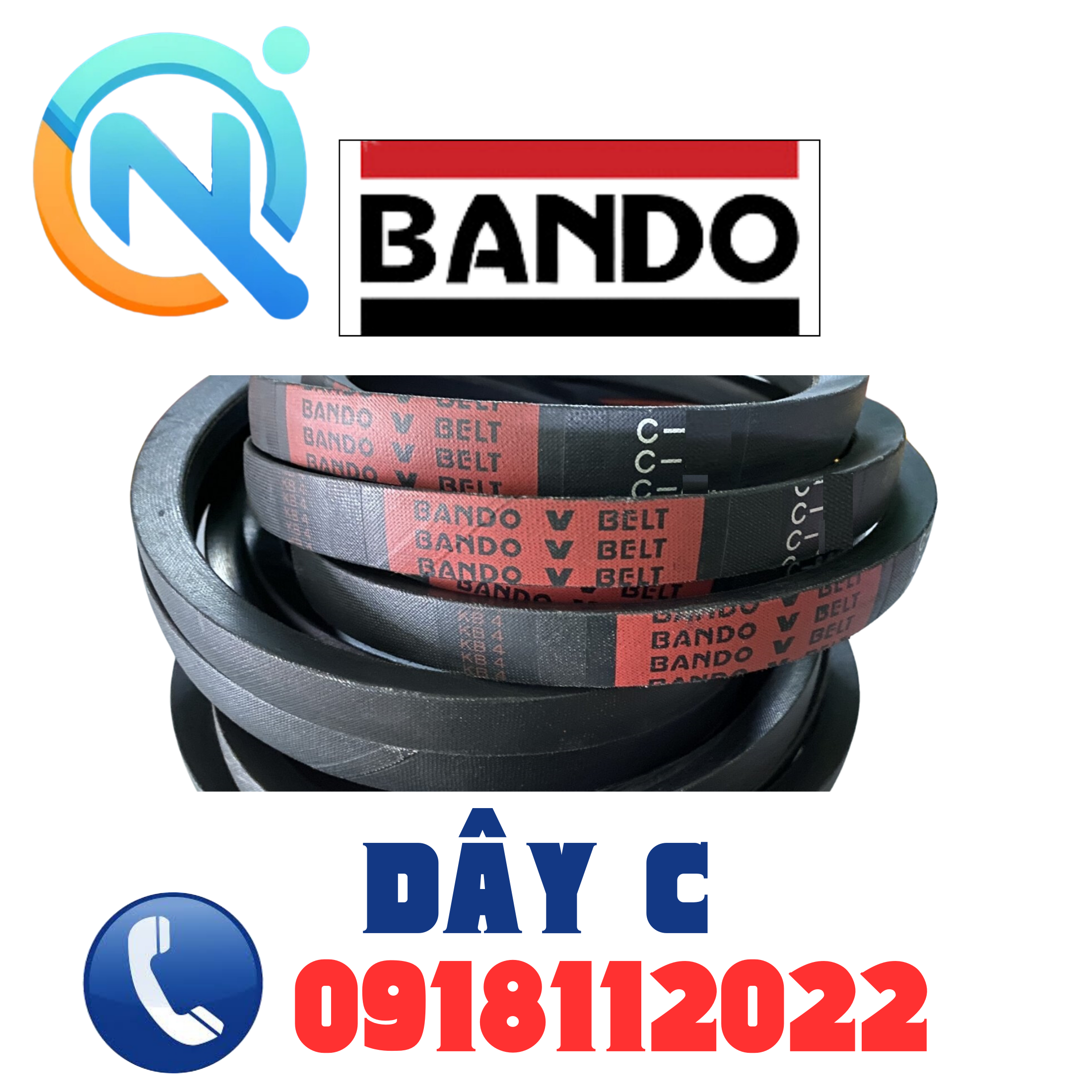 Dây curoa Bando C100