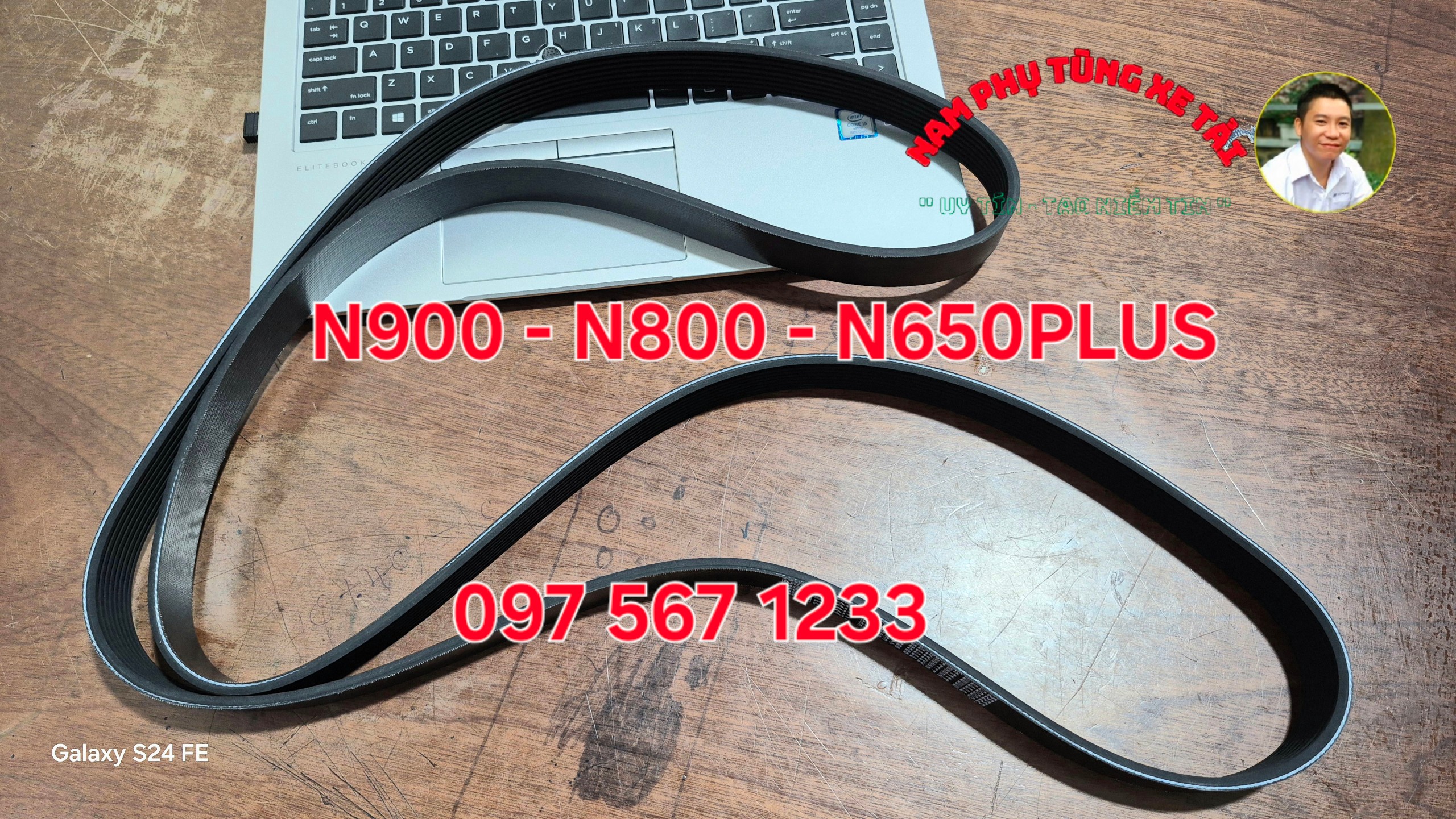 DÂY CUROA XE TẢI JAC N900 - CHÍNH HÃNG