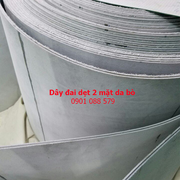 Dây đai da bò 2 mặt dày 4.5mm