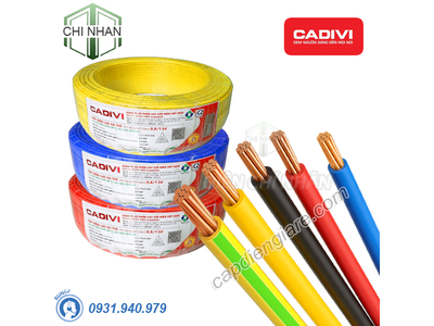 Dây Điện Đơn CV/LF 1mm2 Cadivi – (7/0.425) - 0.6/1kV Cu/PVC - 56017334