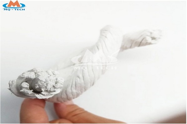 hình ảnh cận cảnh dây amiang chống cháy