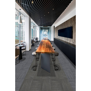 Thảm gạch đế cao su PVC KT 50cmx50cm HCO-LINOSKYLINE HNM