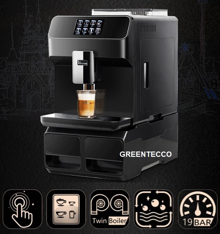 DE-560 DeLeisure máy pha cà phê tự động hoàn toàn màn hình cảm ứng