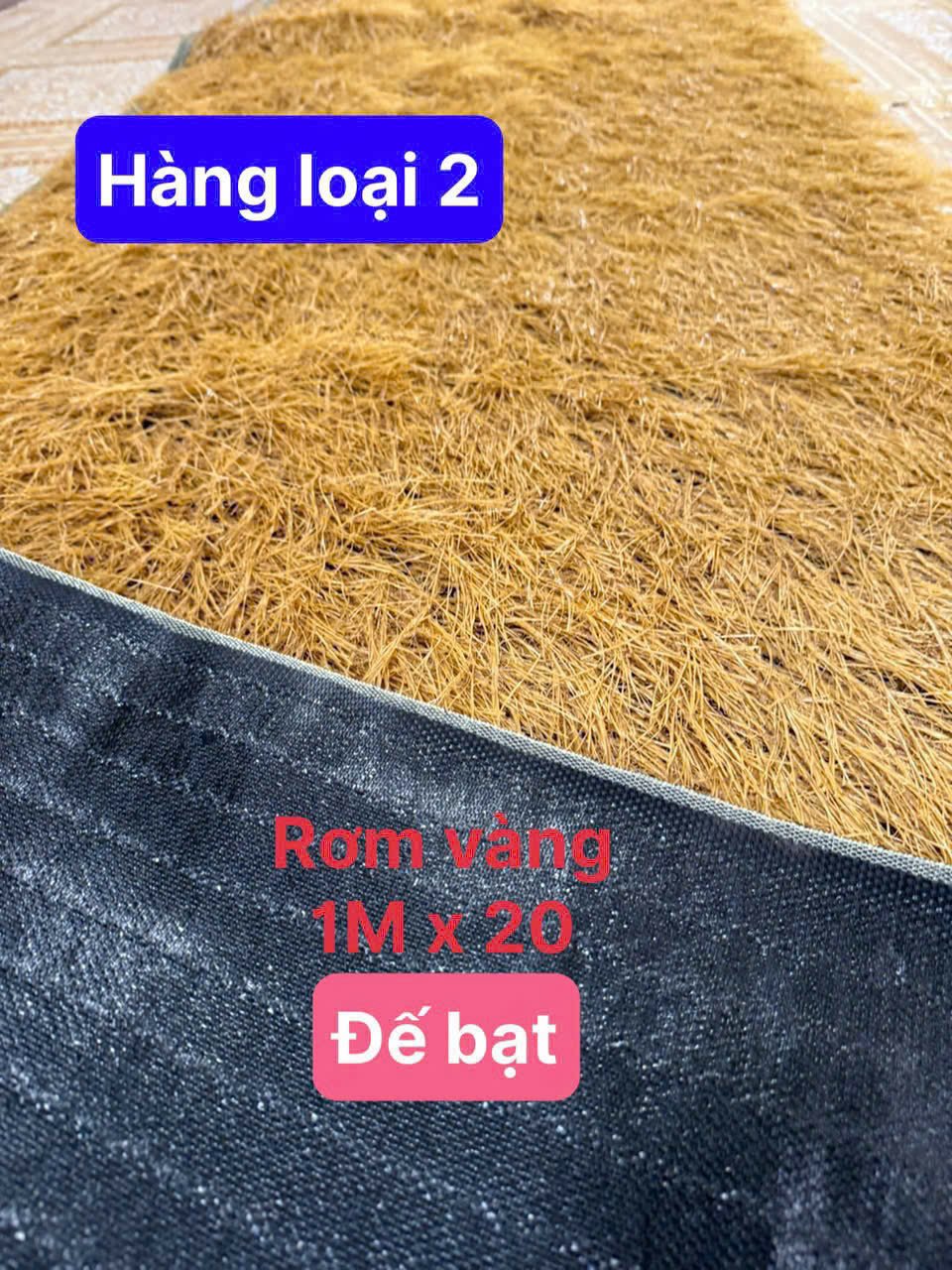 Mái rơm nhân tạo ĐẾ BẠT H-AU