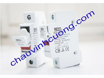 Đế cầu chì solar 1000VDC 10x38mm Miro PVH-30X 1 cực