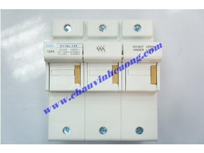 Đế cầu chì 22x58mm Miro 3 cực RT18L-125 3P