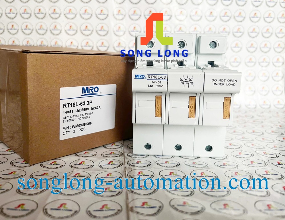 ĐẾ HỘP CẦU CHÌ 14X51 MIRO RT18L-63 3P