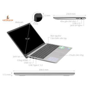 Laptop Dell N3530 i7 1355/16/512GB/full