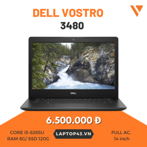 DELL vostro 3480/CORE (TM) i5-8265U CPU/ RAM 8GB/ SSD 120GB, FULL AC