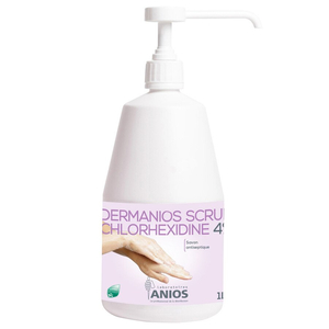 Dung dịch dùng trong rửa tay phẫu thuật Dermanios Scrub Chlorhexidine 4% (500 ml, 1 lít, 5 lít)