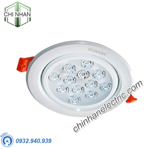 Đèn Âm Trần LED Chiếu Điểm 12W D140 - SDFN212 - Duhal