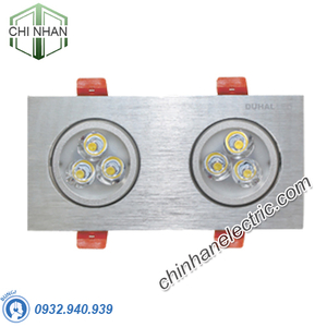 Đèn Âm Trần LED Chiếu Điểm 6W 180x90 - SDFC202 - Duhal