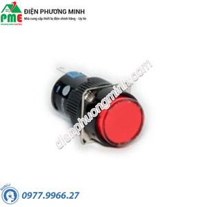 Đèn báo hiển thị loại tròn màu xanh lá Shizuma 24VDC