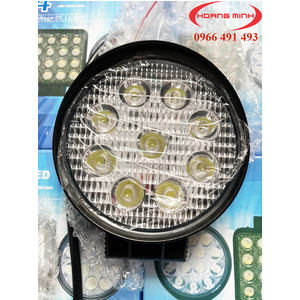Bóng đèn pha xe nâng- Led 9 bóng tròn 12V-80V