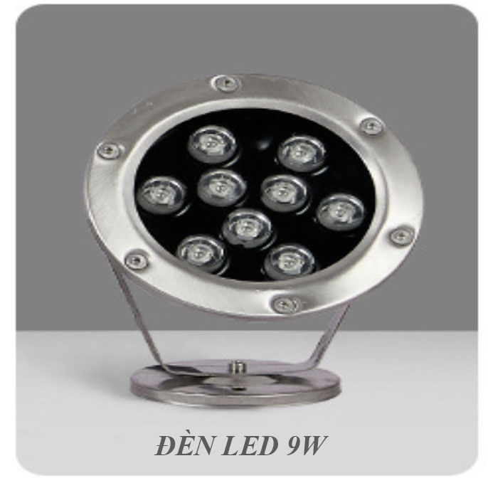 Đèn LED âm nước chân đế 9W