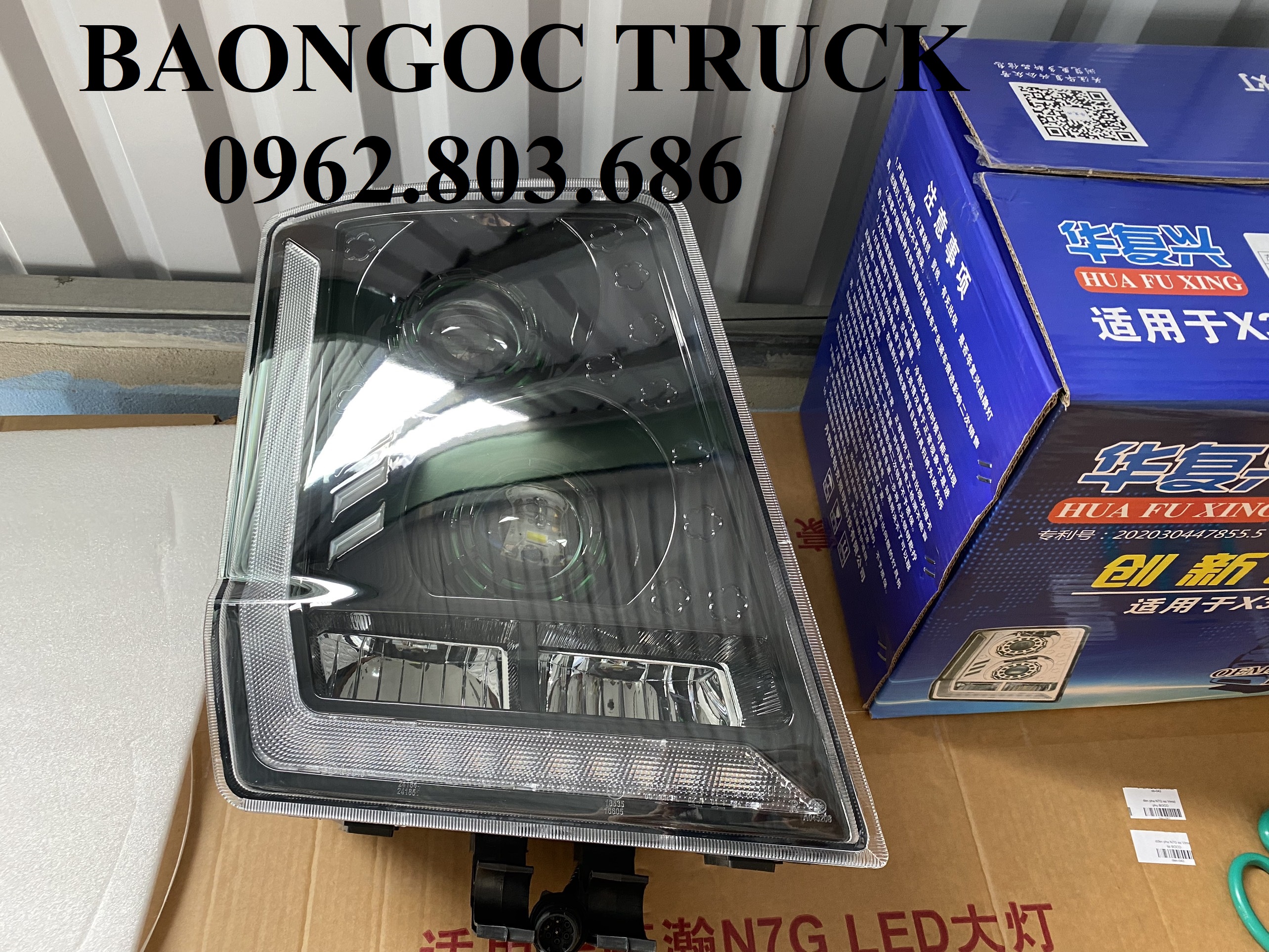 Đèn pha led xe shacman X3000