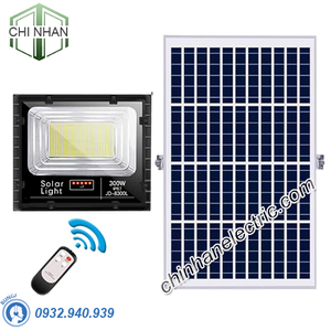 Đèn Pha Năng Lượng Mặt Trời 300W - JD-8300L - JINDIAN