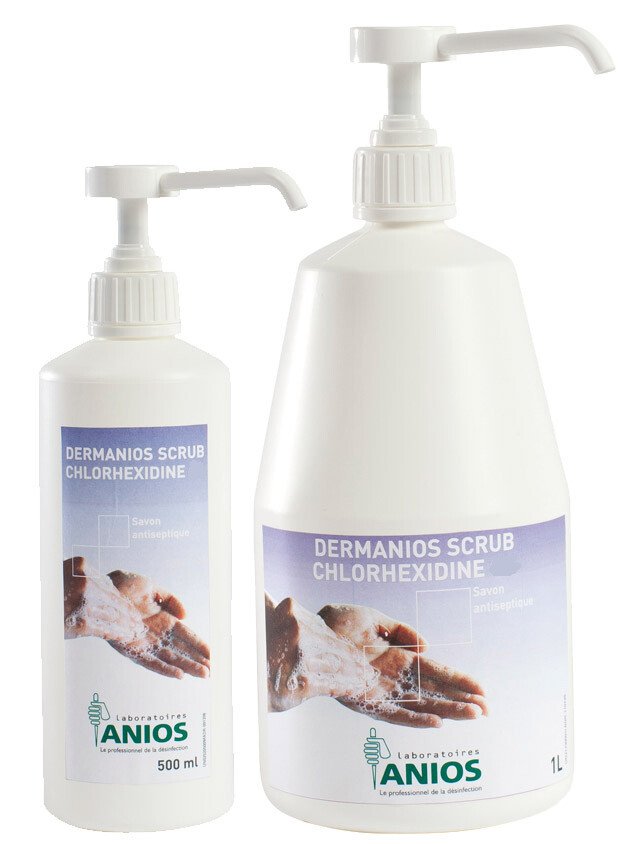 Dermanios Scrub Chlorhexidine Dung dịch rửa tay thủ thuật hay phẫu thuật