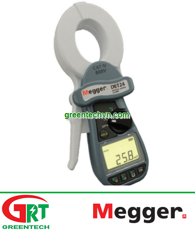 DET24C | Megger DET24C | Máy đo điện trở đất cầm tay | Clamp-on earth resistance tester DET24C