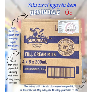 Devondale Úc xanh dương 200ml