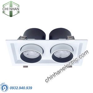 Đèn LED Downlight Chiếu Điểm 2x30W 250x137 - DFC2301 - Duhal