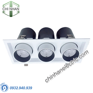 Đèn LED Downlight Chiếu Điểm 3x15W 282x112 - DFC3151 - Duhal