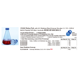 GL.075.212.06 BÌNH TAM GIÁC NUÔI CẤY TẾ BÀO