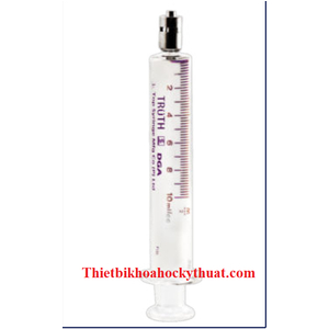 Xi lanh thuỷ tinh DGA, bơm tiêm thuỷ tinh DGA, bơm tiêm ngành điện DGA 10ml