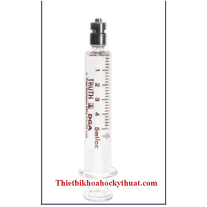 Xi lanh thuỷ tinh DGA, bơm tiêm thuỷ tinh DGA, bơm tiêm ngành điện DGA 5ml